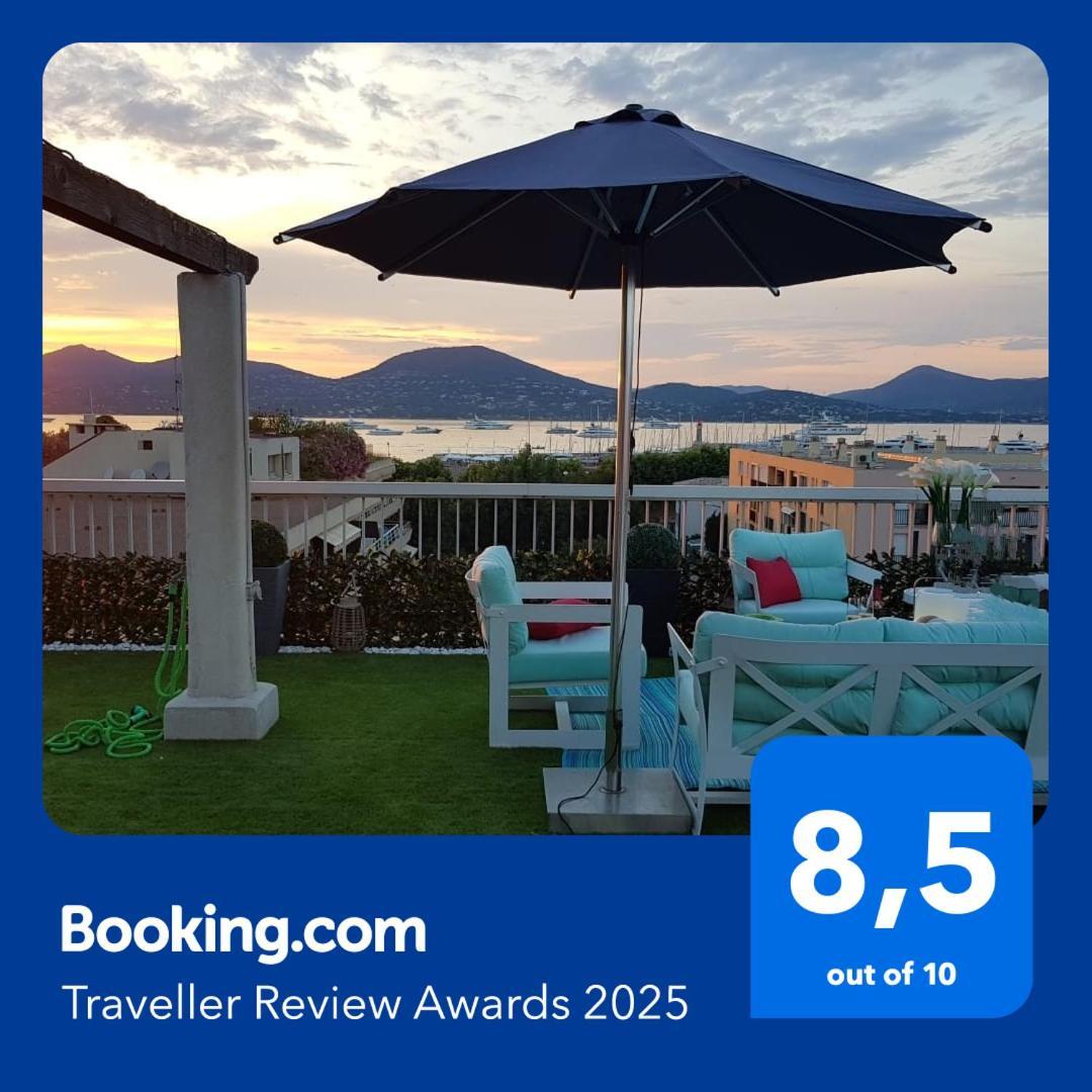 Saint Tropez Sea View Penthouse Apartment Bagian luar foto