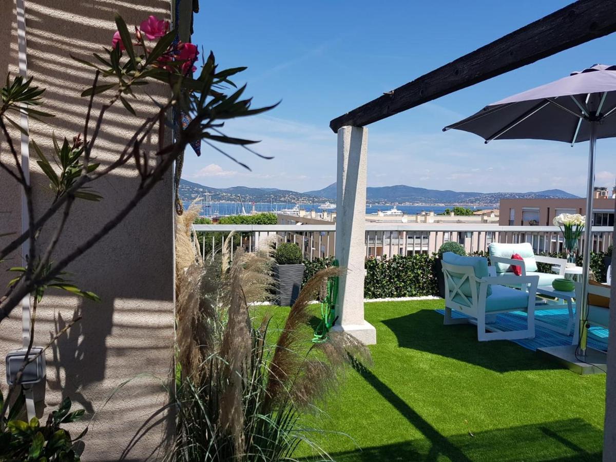 Saint Tropez Sea View Penthouse Apartment Bagian luar foto