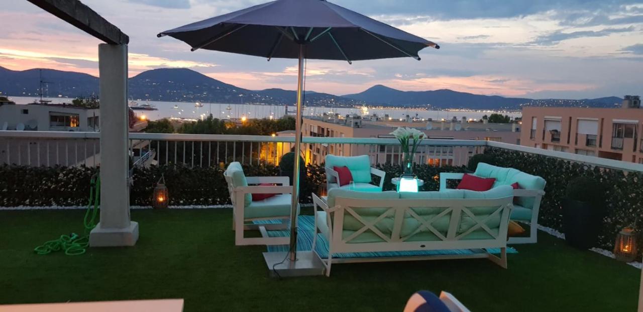Saint Tropez Sea View Penthouse Apartment Bagian luar foto