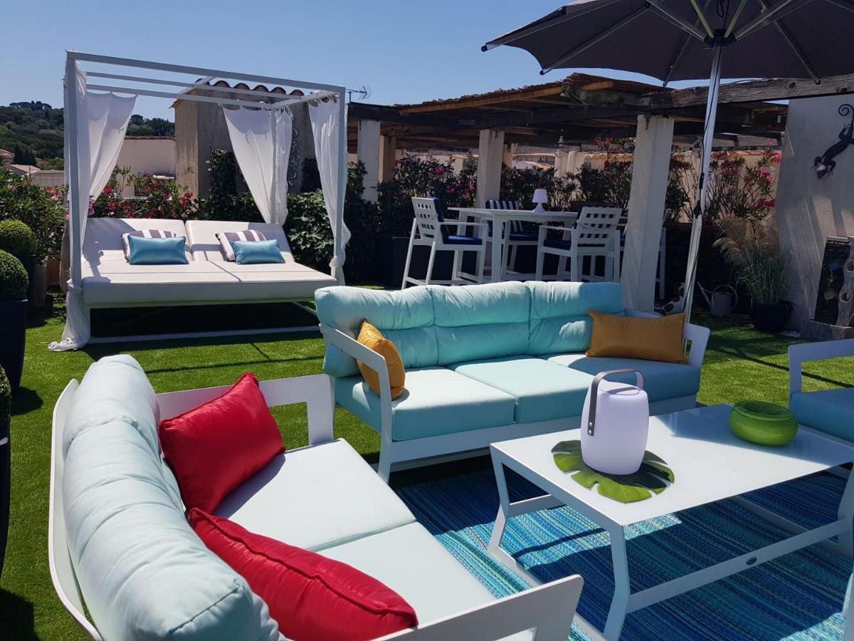 Saint Tropez Sea View Penthouse Apartment Bagian luar foto